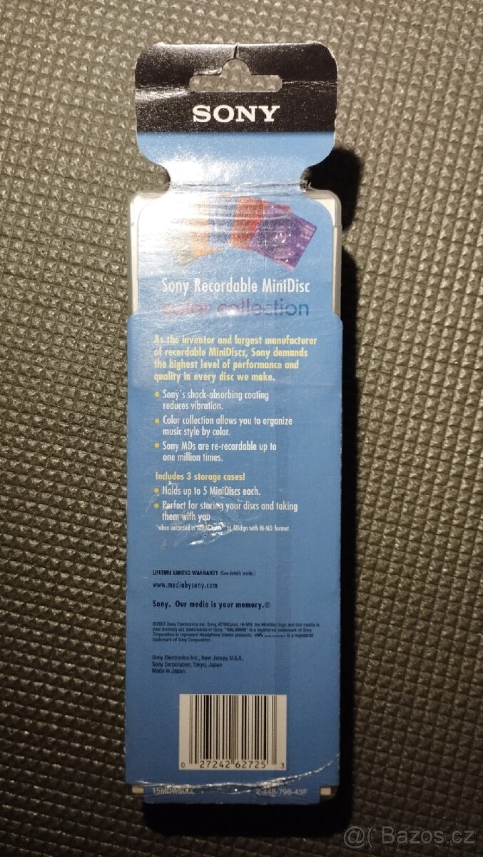 MiniDisc Sony MD80 Color Collection - 2
