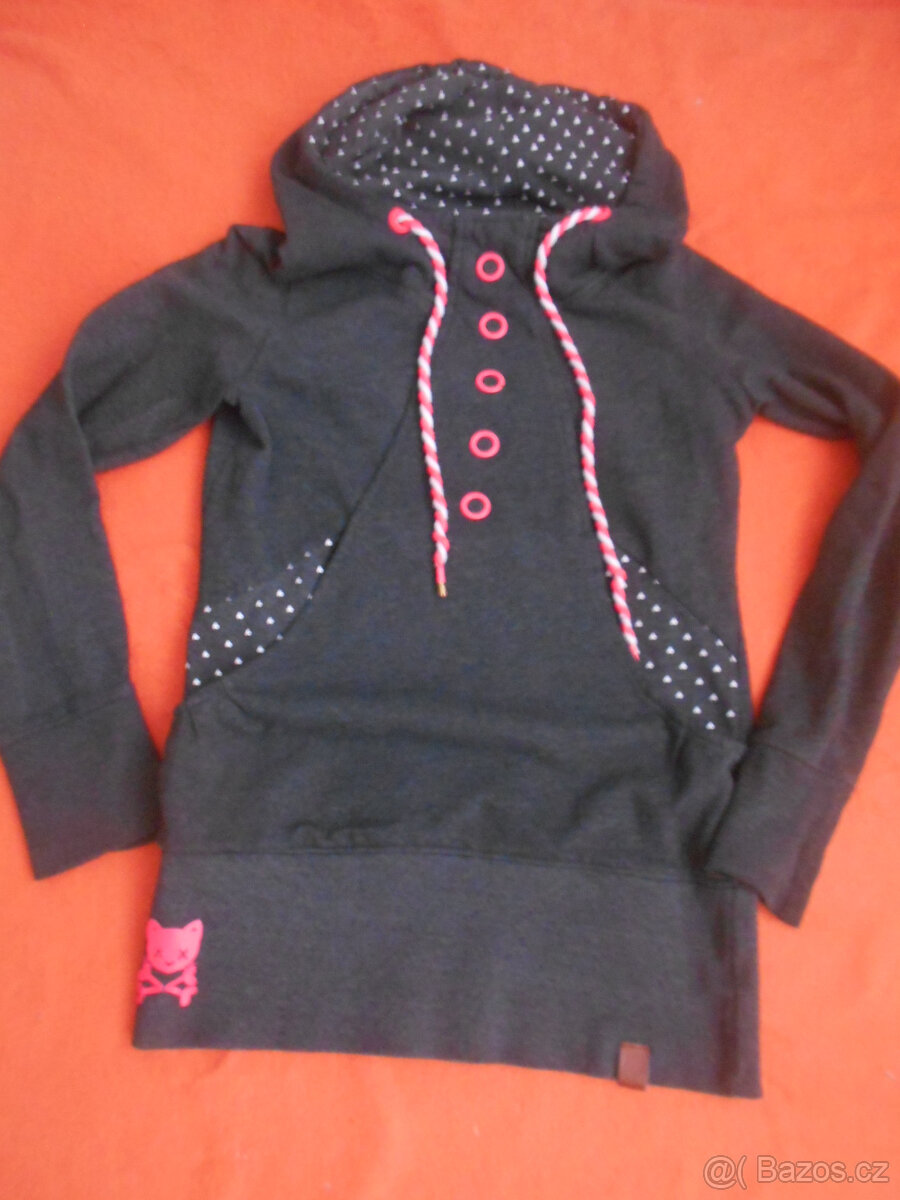 PRODLOŽENÁ MIKINA VEL. XS/S - 2