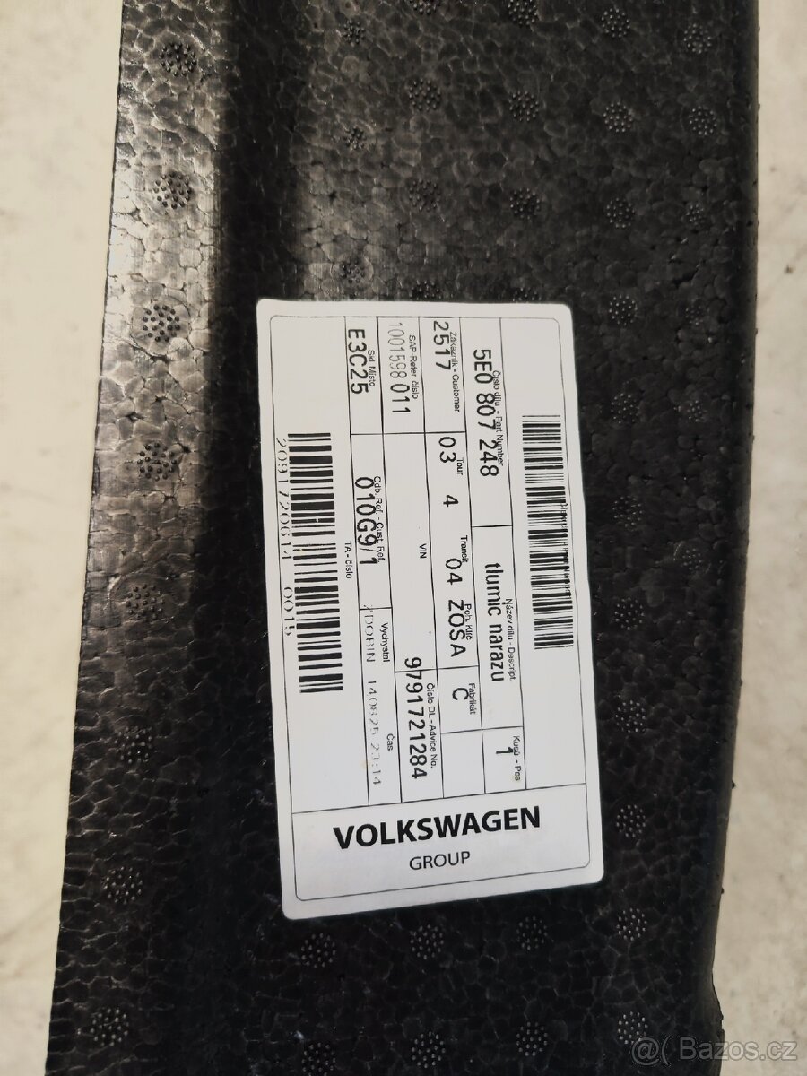 Tlumič nárazu Škoda Octavia 3 předfacelift - 2