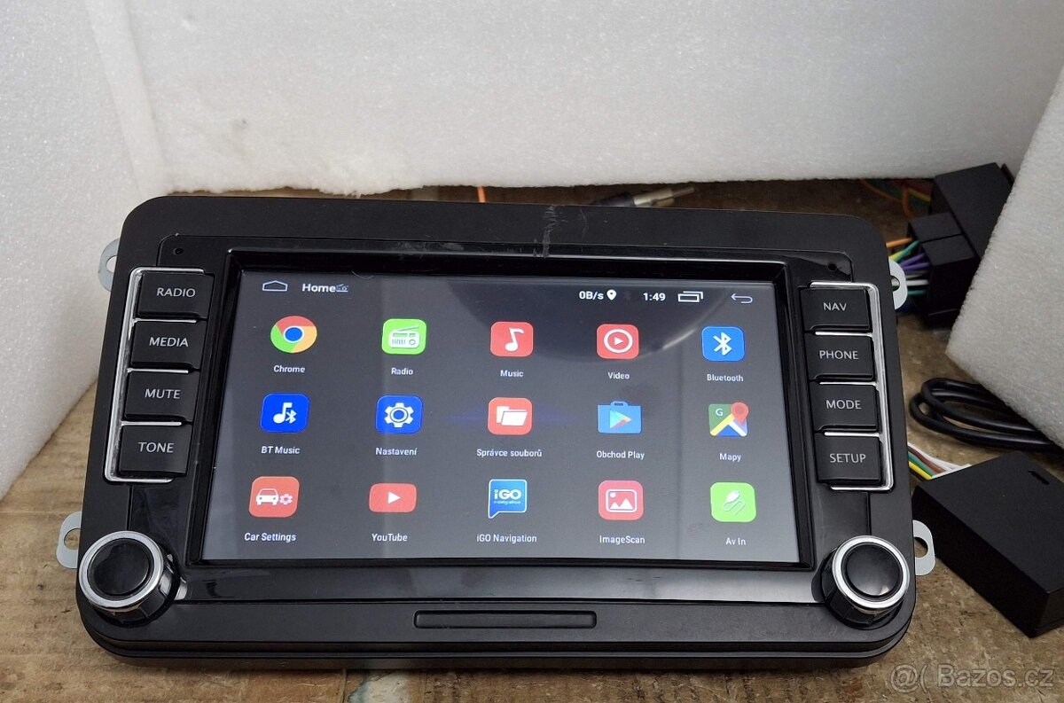 Autorádio s Android do VW, Škoda - 2