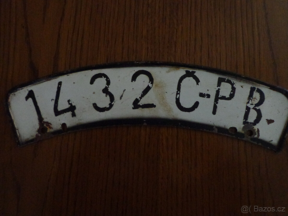 historická SPZ na moto - 2