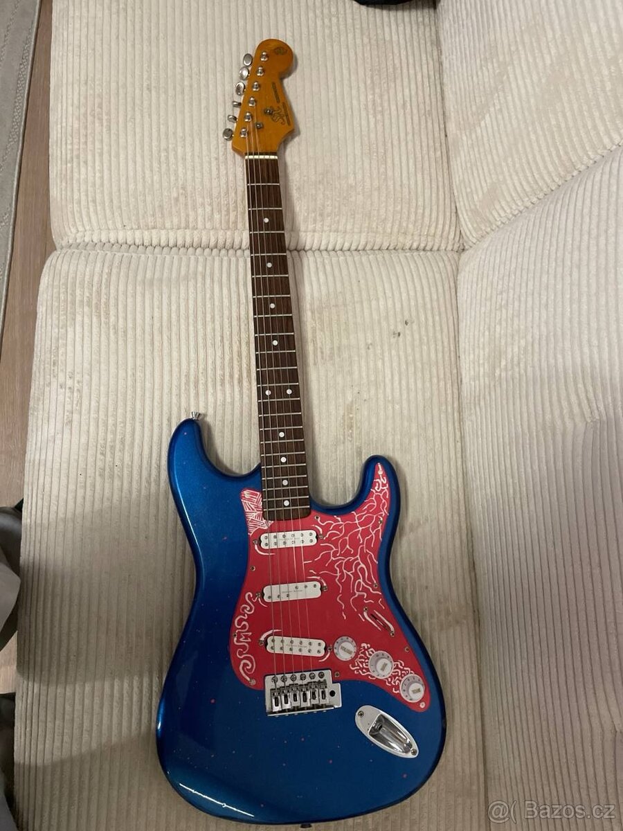 Elektrická kytara SX vintage series / snímače Seymour Duncan - 2