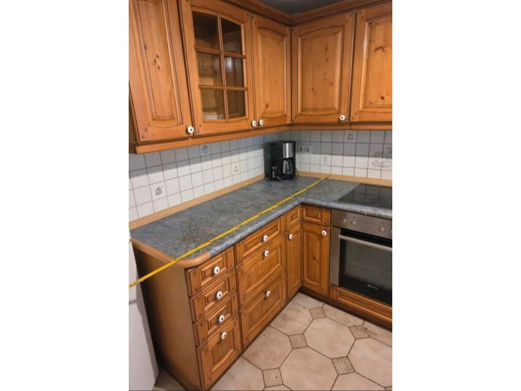 Rustikální kuchyňská linka do L-ka se spotřebiči,5408 - 2