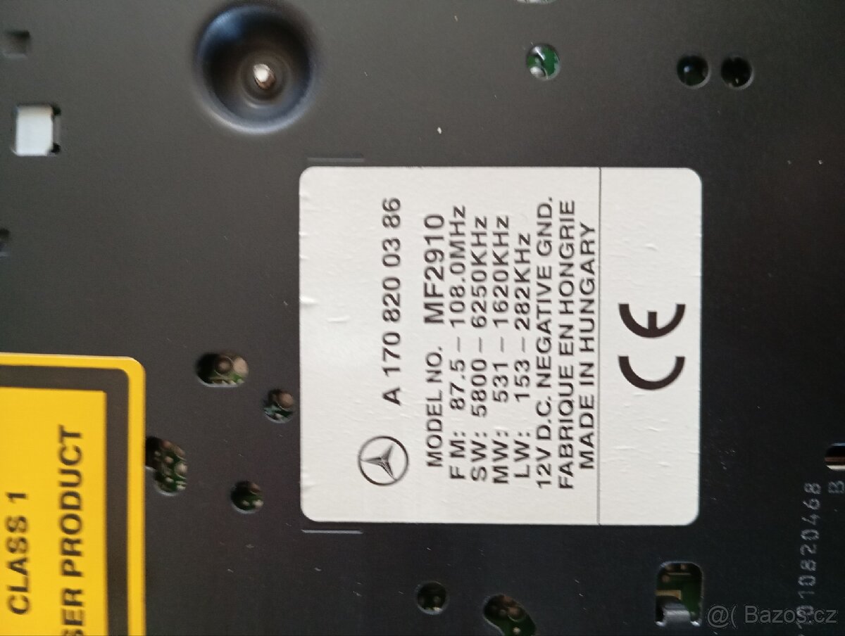 Mercedes originál autorádio - 2