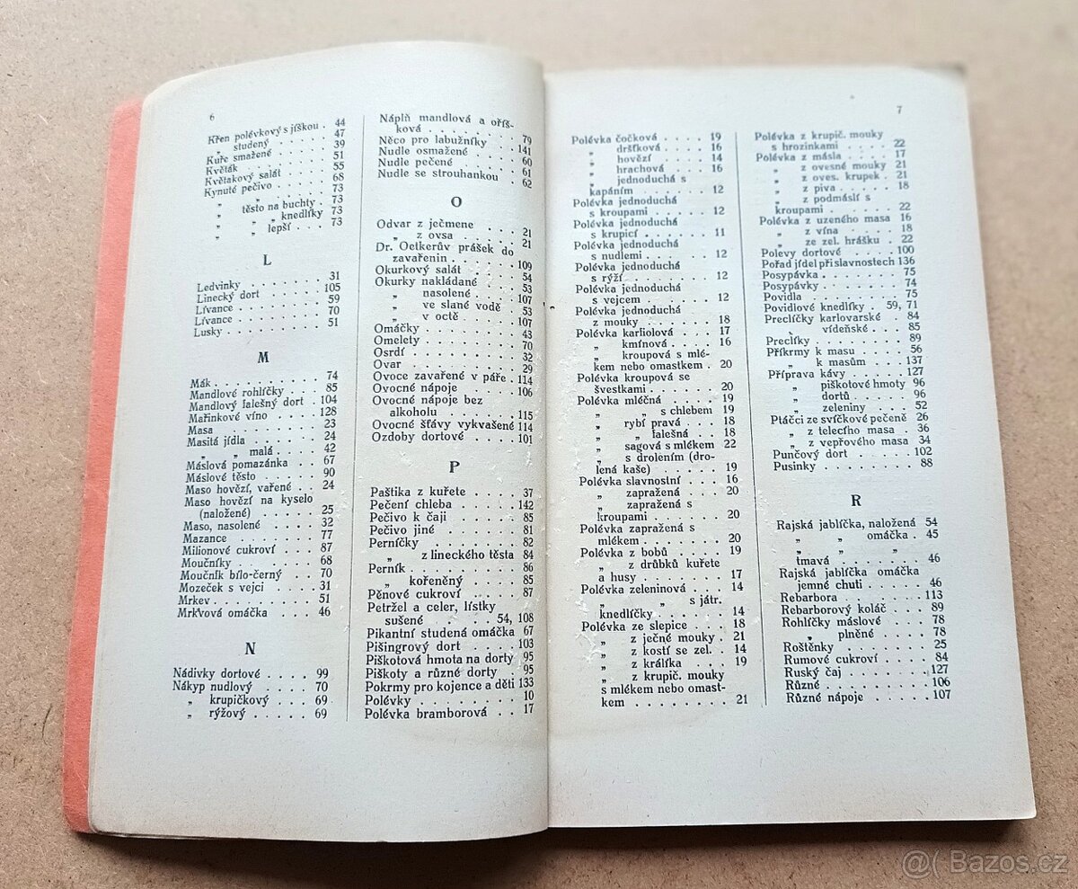 Kuchařská kniha z roku 1929, velmi zachovalá - 2