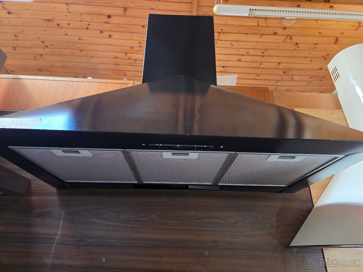 Nástěnný, komínový odsávač par, 90cm, černý, záruka 2 roky - 2