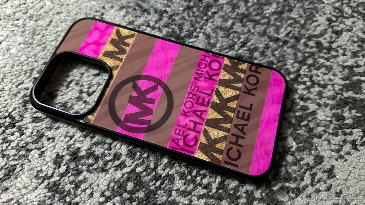 Kryt Michael Kors na iPhone 14 PRO MAX - růžovočerný - 2
