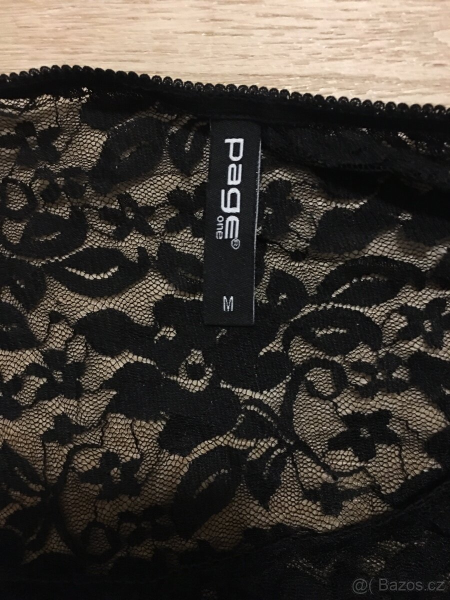 Černé společenské šaty velikosti M - 2