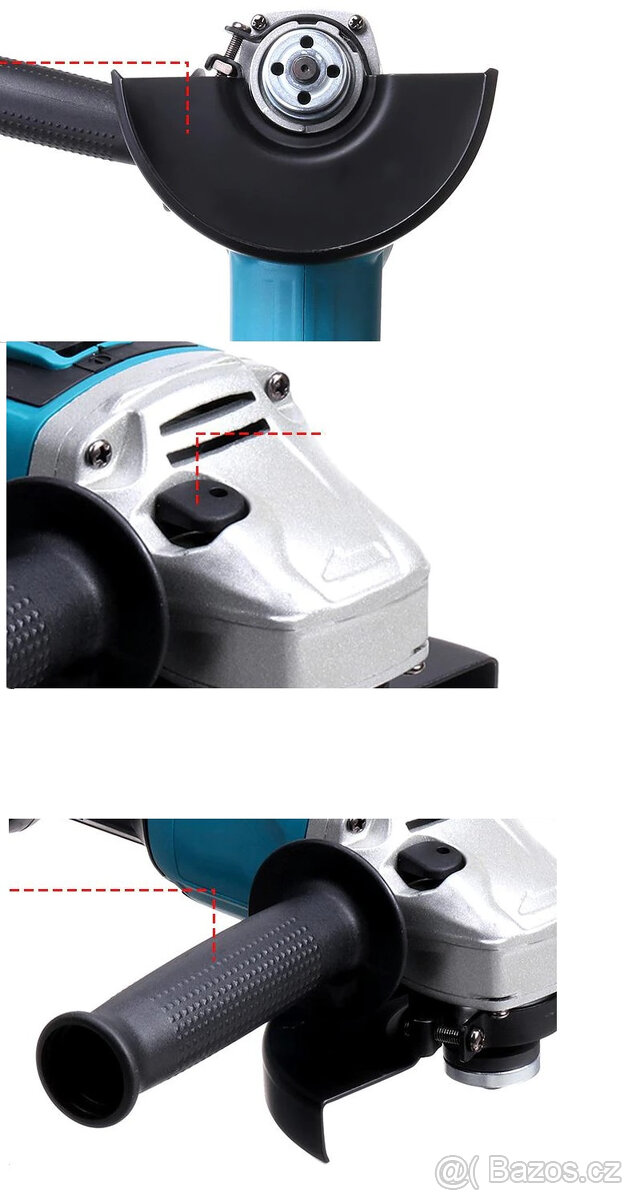 AKU úhlová bruska + 1 ks Baterie - 2