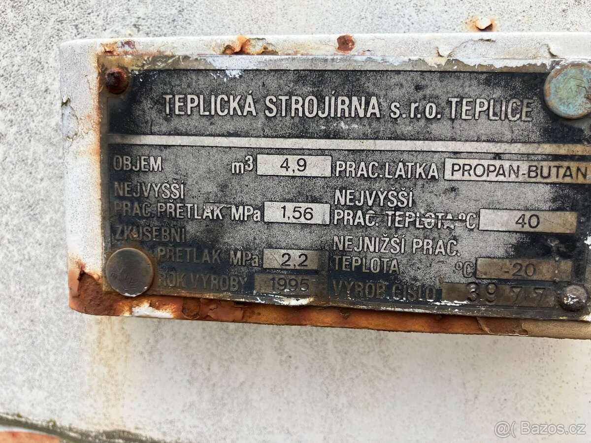 Prodam nadrz na lpg 5000l - 2