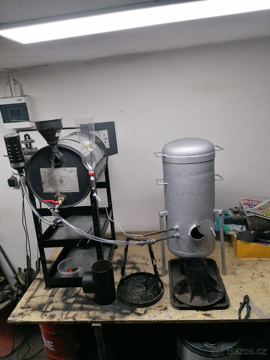 Kamna na olej - souprava - 2