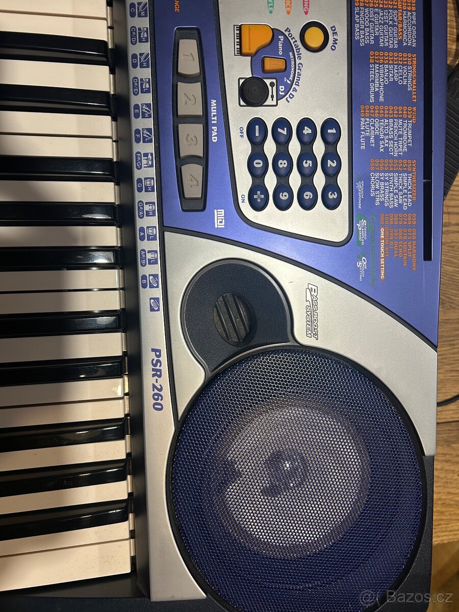 Yamaha PSR-260 keyboard a stage piano Yamaha/Roland - 2