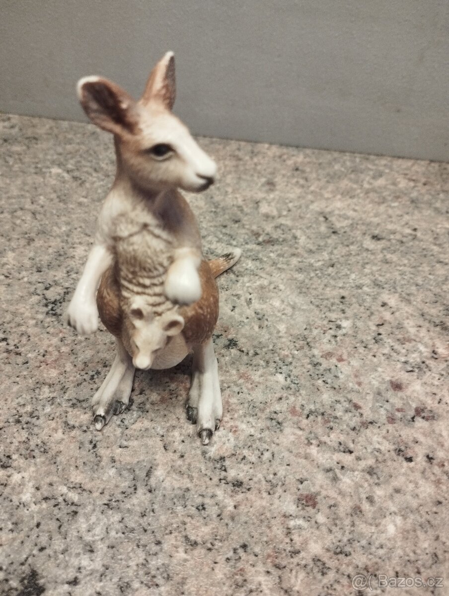 Schleich klokan s klokankem v kapse - 2