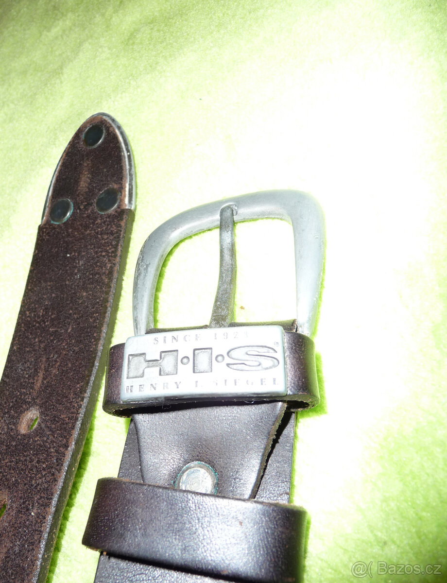 RETRO - HIS kožený opasek dámský - 2