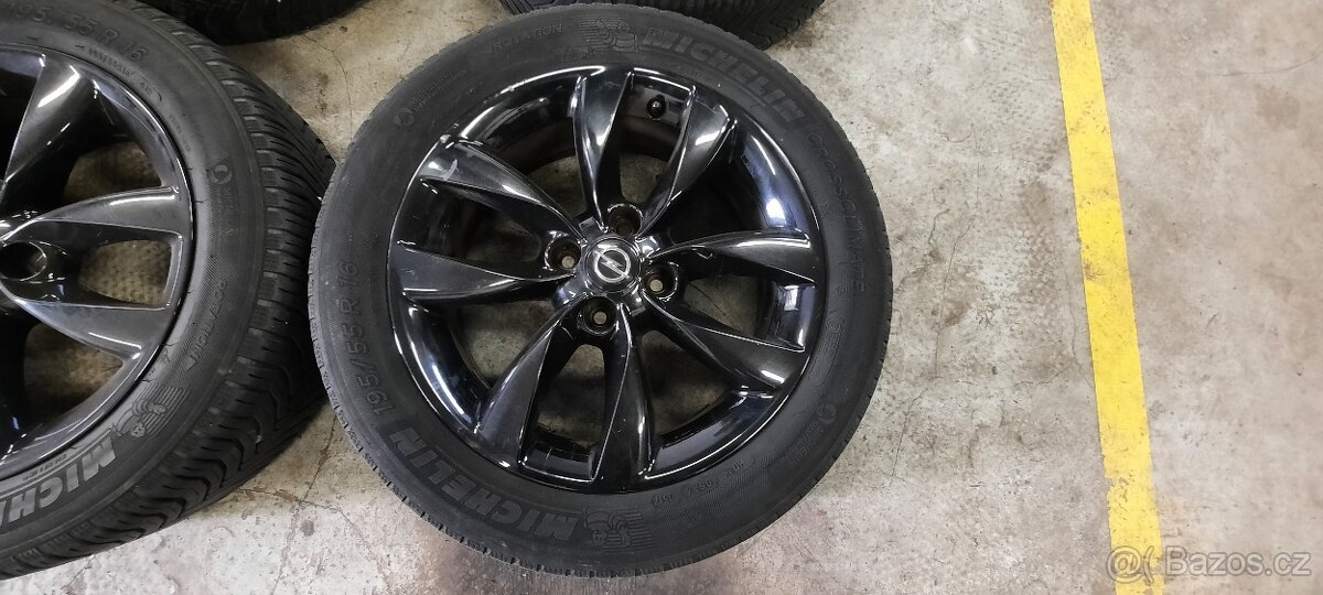 11 original alu Opel 4x100, r15 - 2