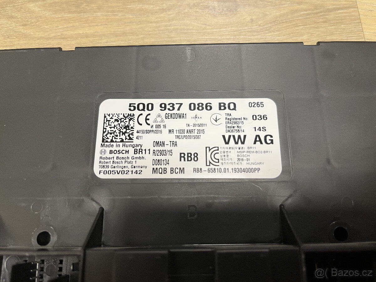 BCM jednotka 5Q0 937 086 BQ - 2