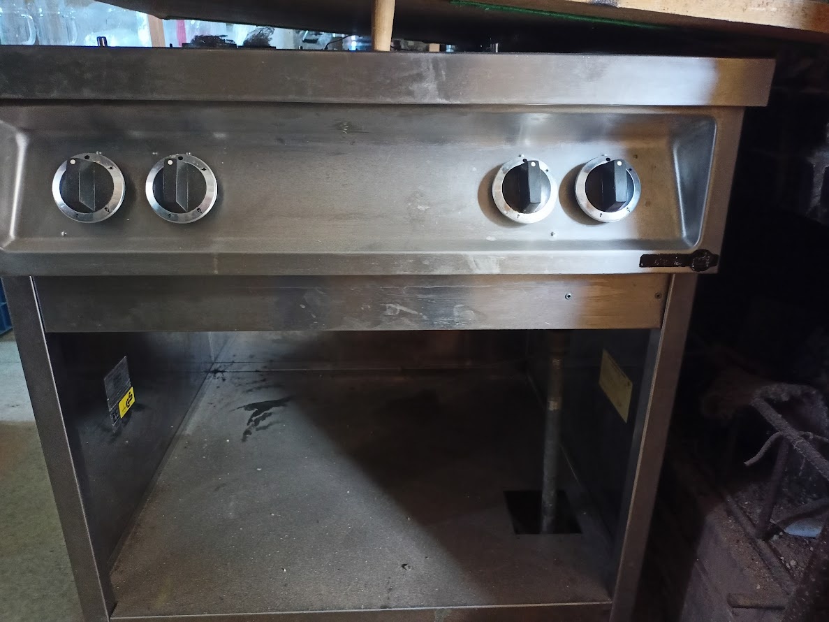 Gastro sporák nerez - 2