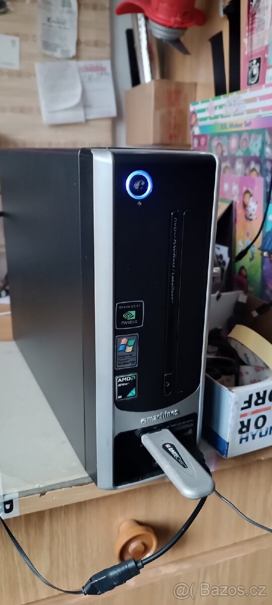 Střední PC+monitor, W7, do dílny - 2