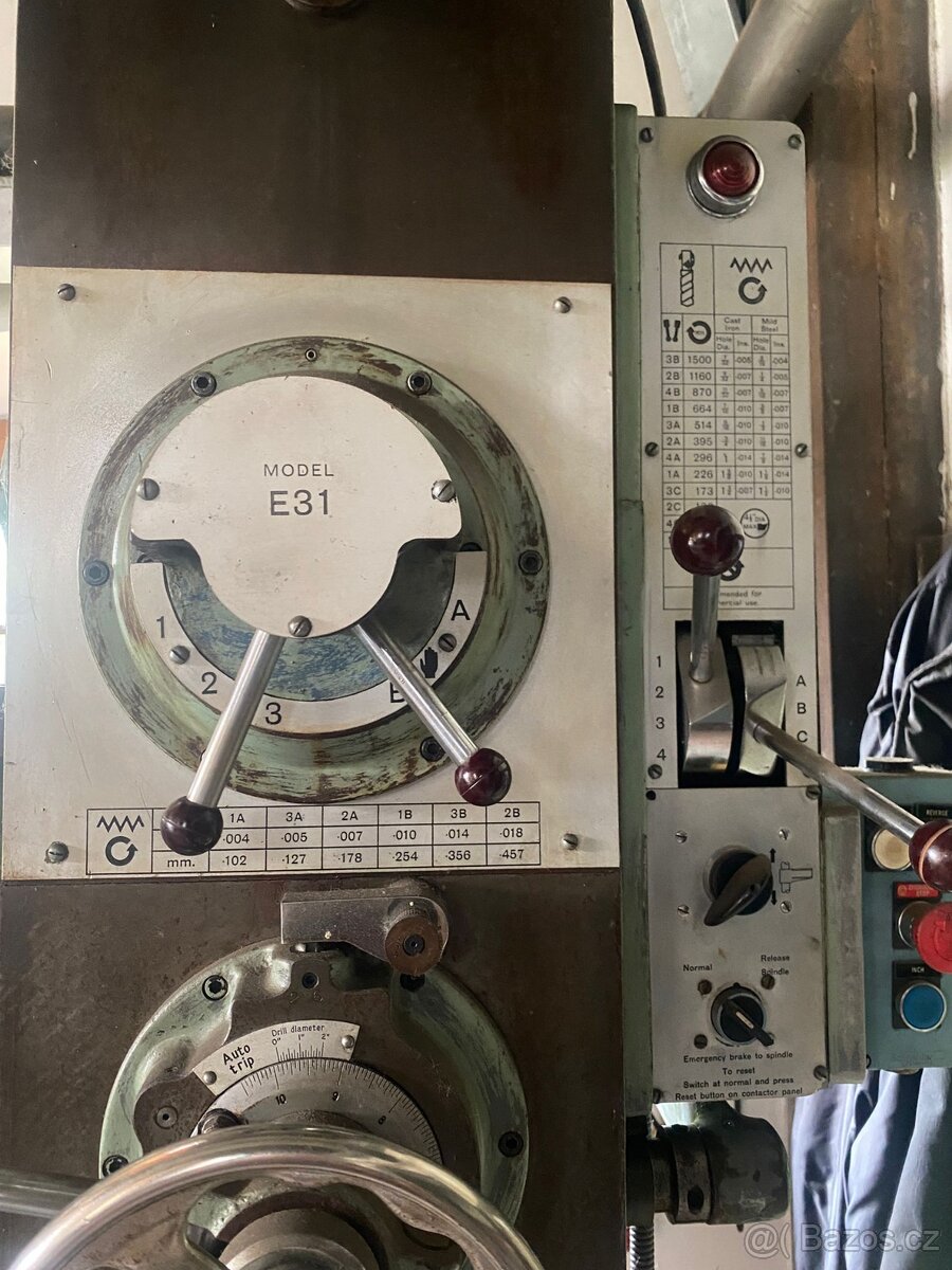 Radiální vrtačka - 2