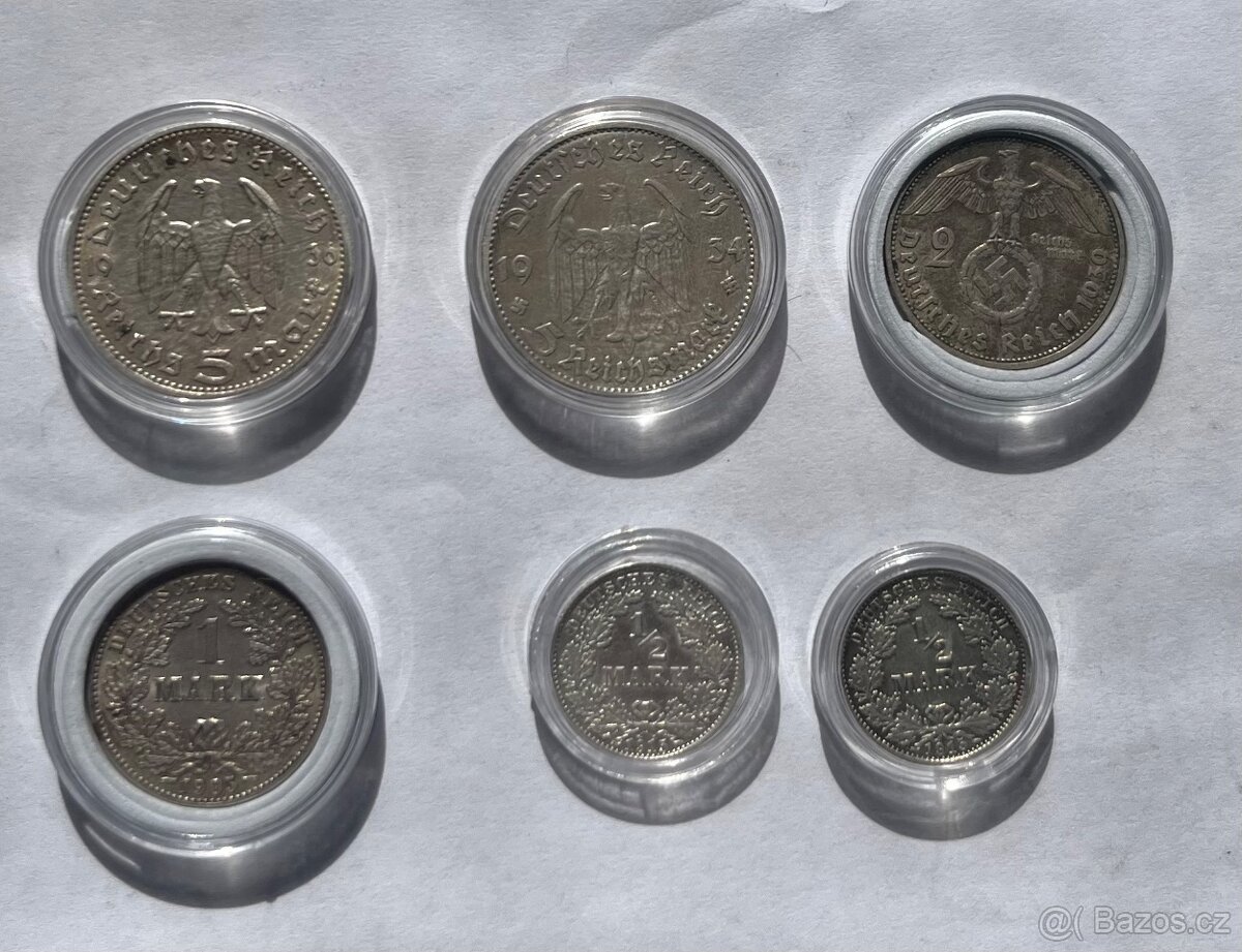 Stříbrné mince Německo - 2