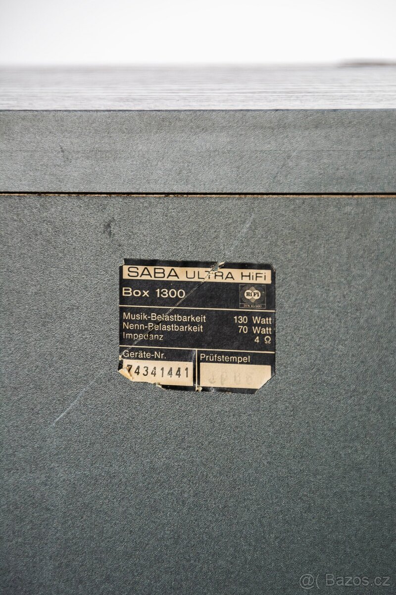 SABA Box 1300 / nejvyšší model / záruka - 2