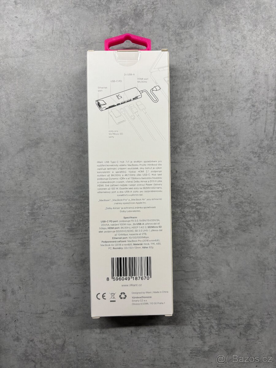 USB Type-C Hub 7v1 - 2