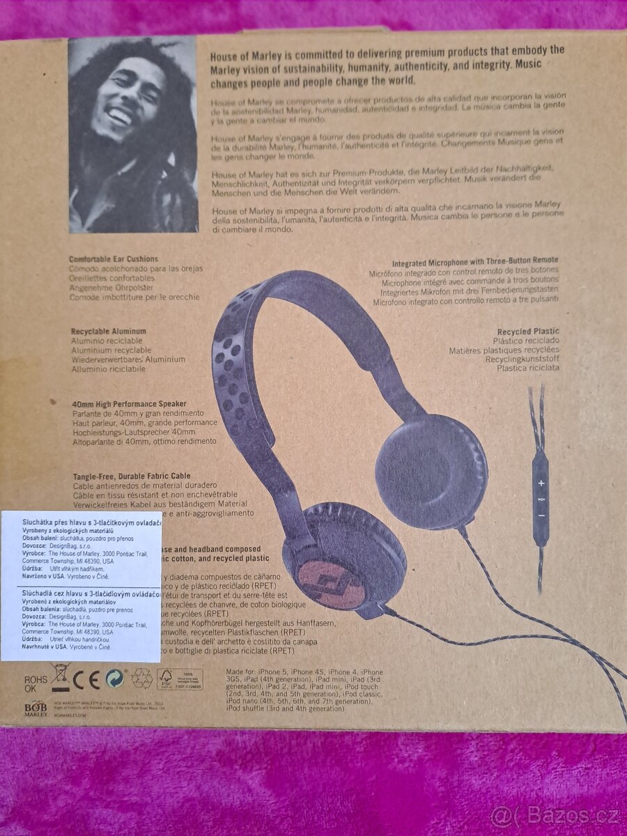 Sluchátka Marley - 2