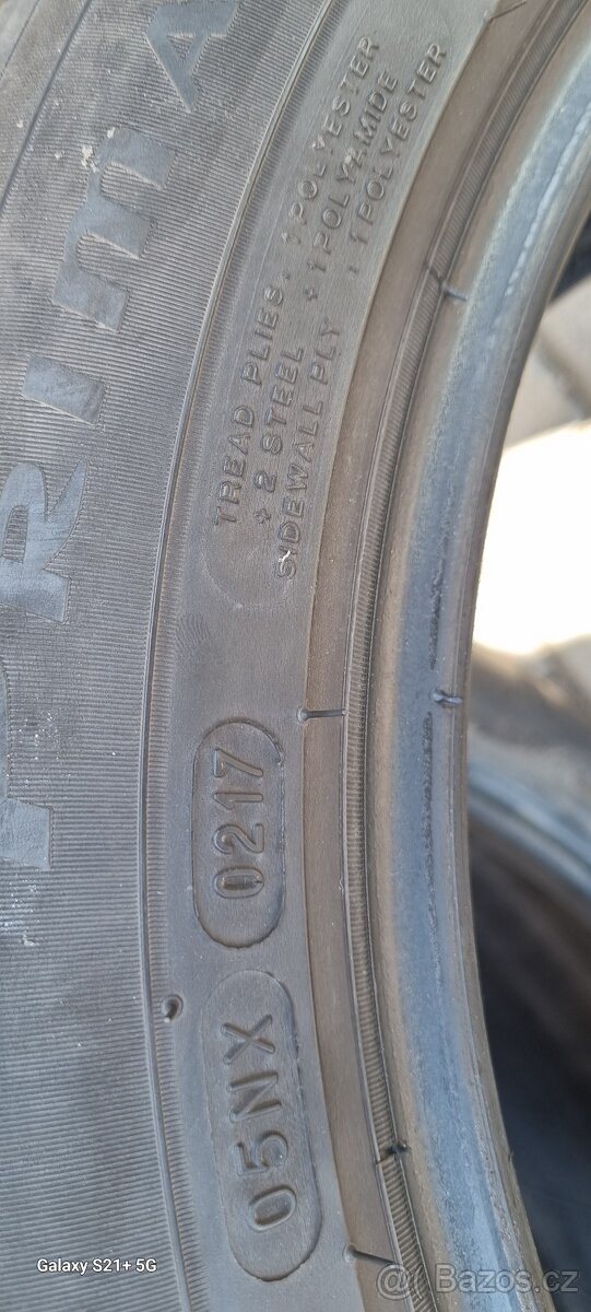 Prodám  Michelin Primacy 3 225/50/17 - 2