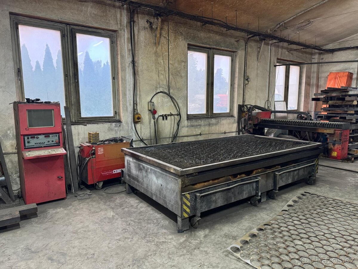 🧰 Plazmový CNC řezací stroj NESSAP Standard 1600 – Cebora P - 2