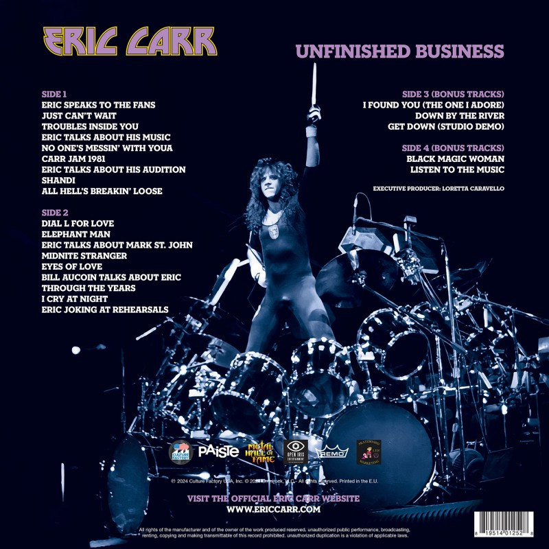 2x LP vinyl = Eric Carr (ex KISS) – doručení ZDARMA. - 2