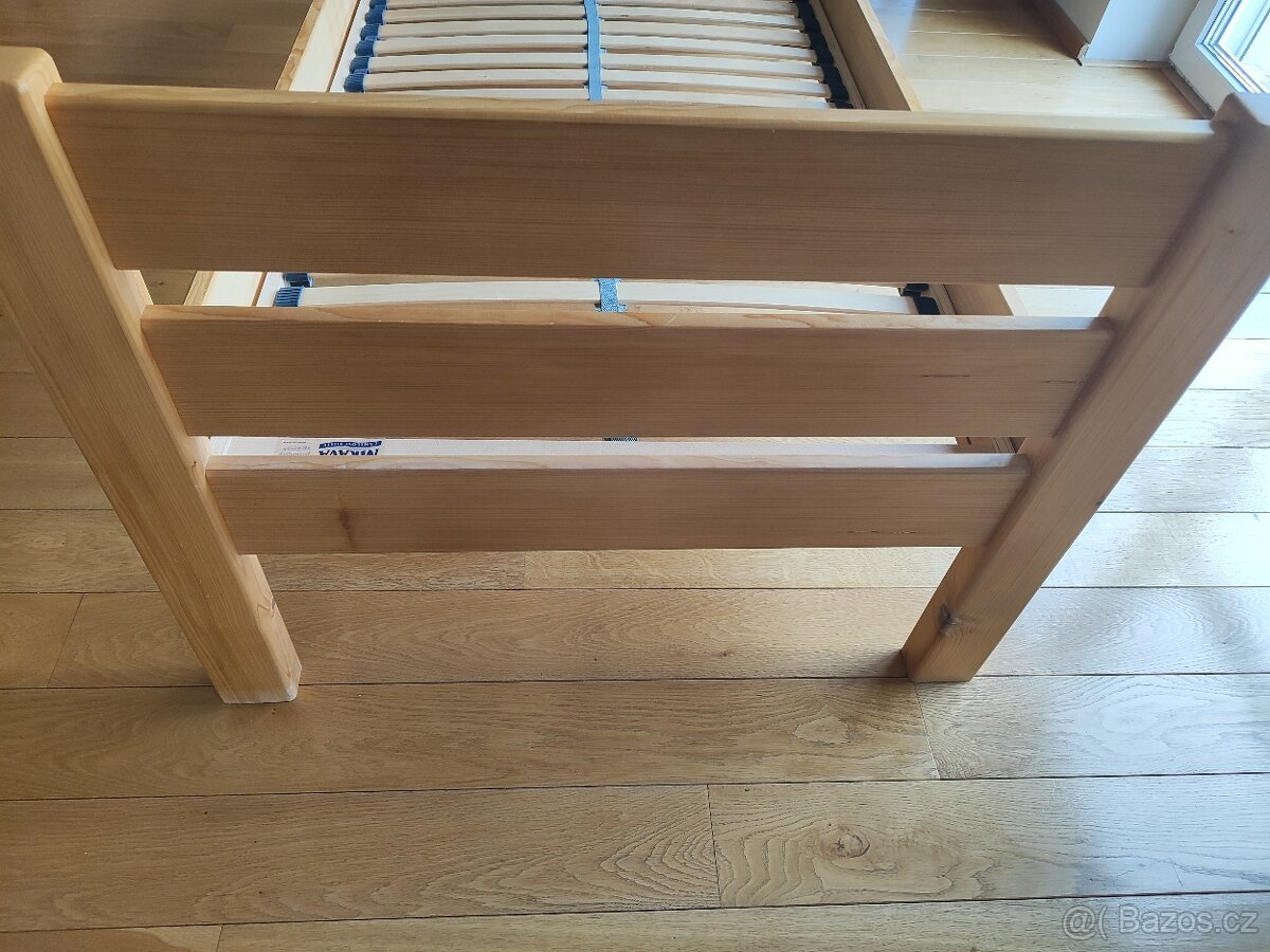 Jednolůžková komplet postel z masivu – 220 x 98 cm - 2