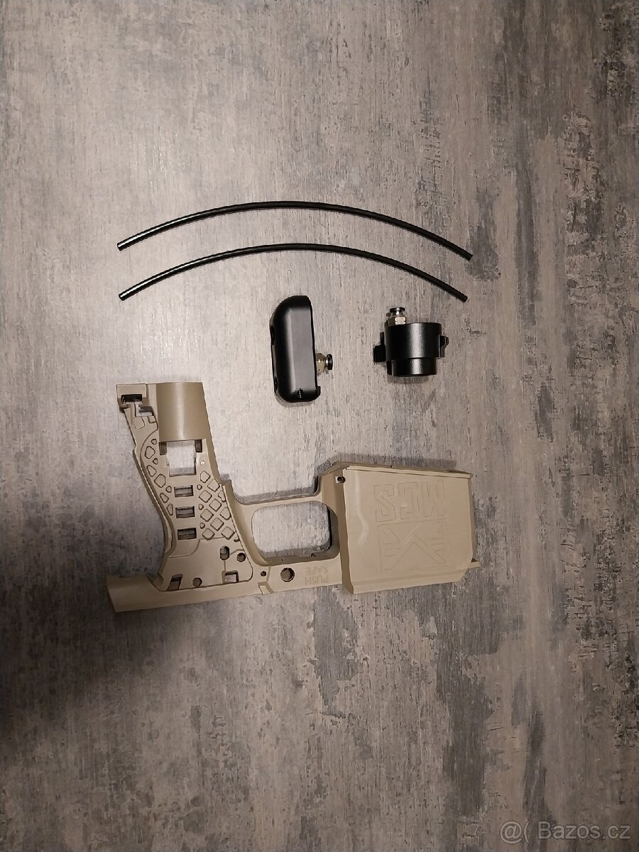 NOVÝ - MCS rovné vzduchové vedení do pažby pro Emek EMF100 - 2