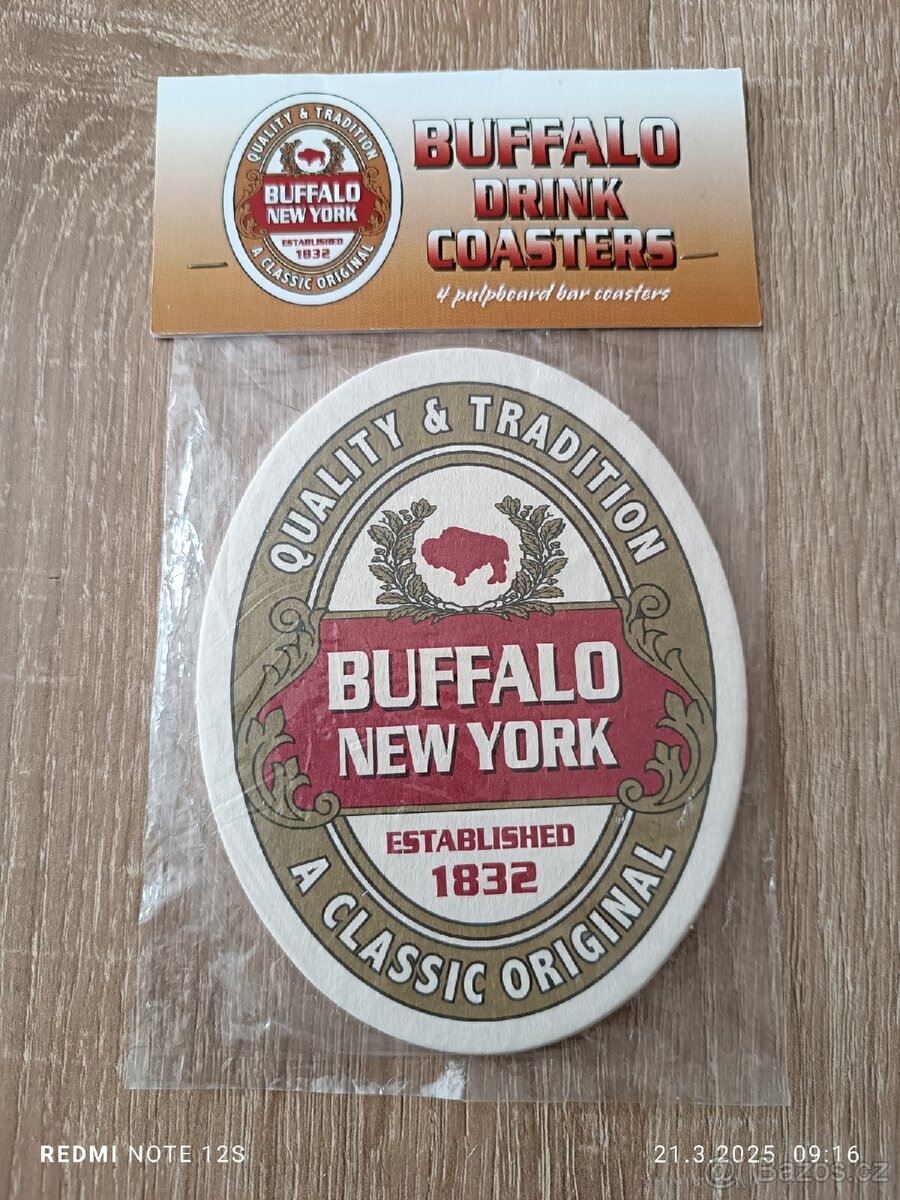Podtácek pivní BUFFALO 1832 - 2