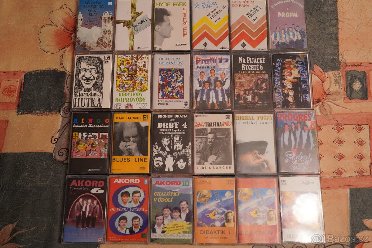 kazety mix dechovky i klasika, všehochuť+CD vážné hudby - 2