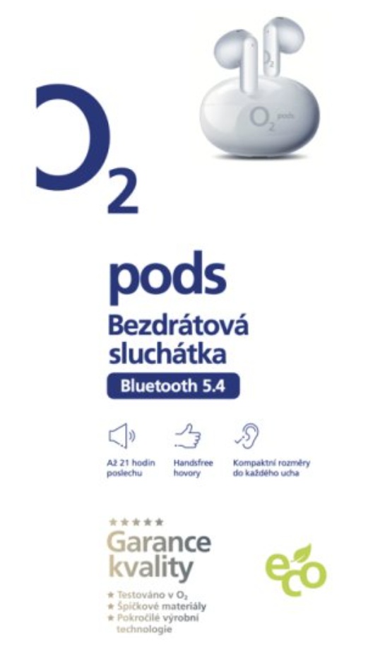 Sluchátka O2 Pods(2sady)-NOVÁ+ SIM(2ks) - 2