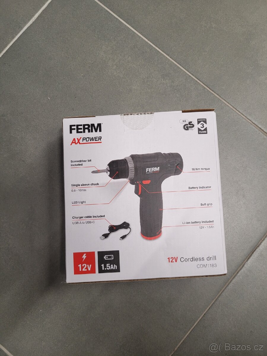 Bezdrátová vrtačka 12v - 2