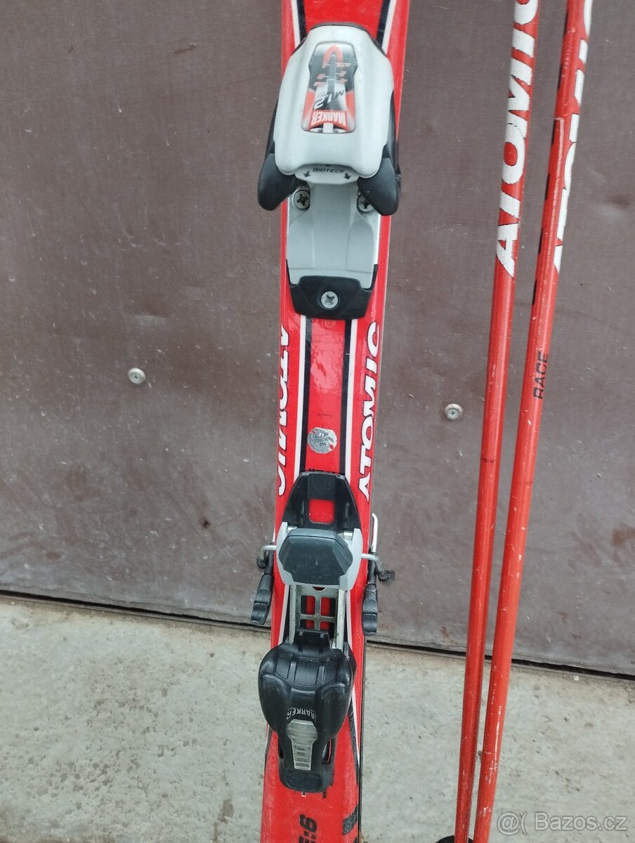 Dětské lyže Atomic s hůlky - 2