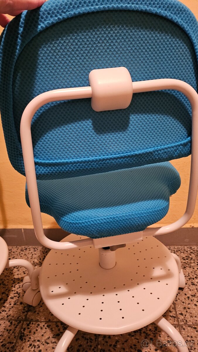 Dětská židle Ikea Vimund modrá 2ks - 2