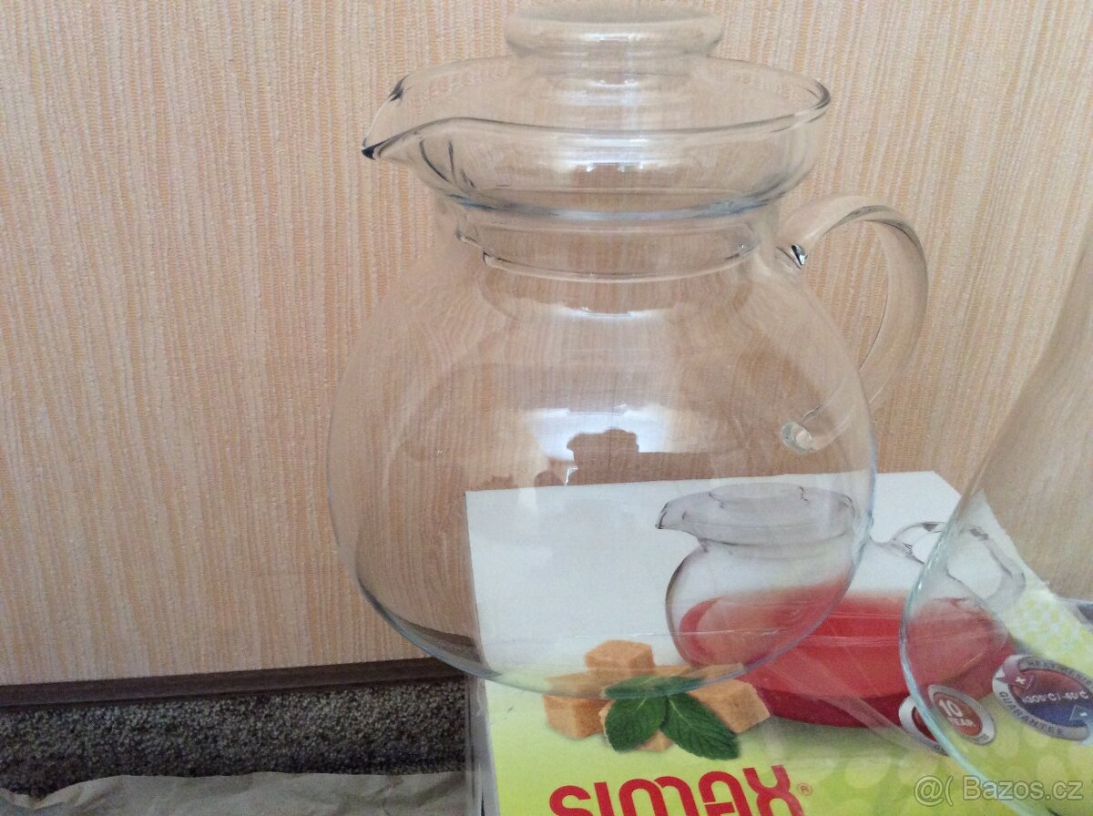 SIMAX-VARNÉ SKLO #KONVICE 1,5l #DŽBÁNEK 0,5l - 2