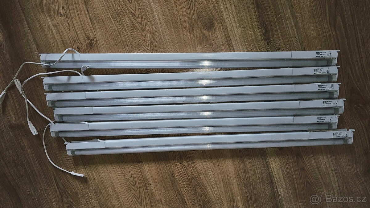 6ks zářivkových svítidel - 2