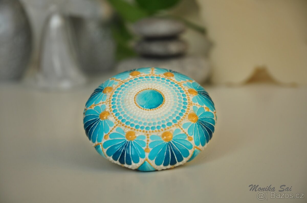 Mandala "Štěstí a ochrana" DotArt, akryl - 2