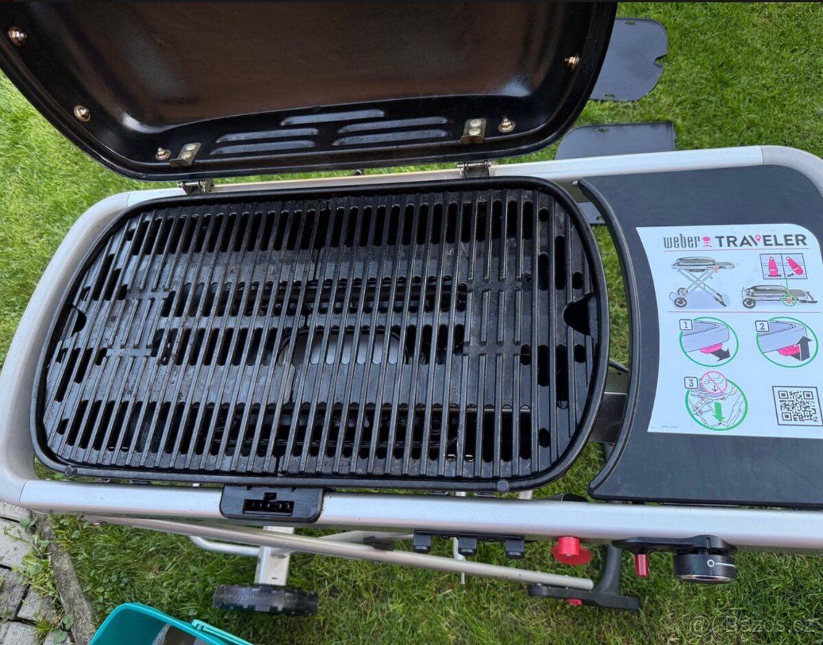 PLYNOVY GRIL WEBER TRAVELER + PRISLUSENSTVI - 2