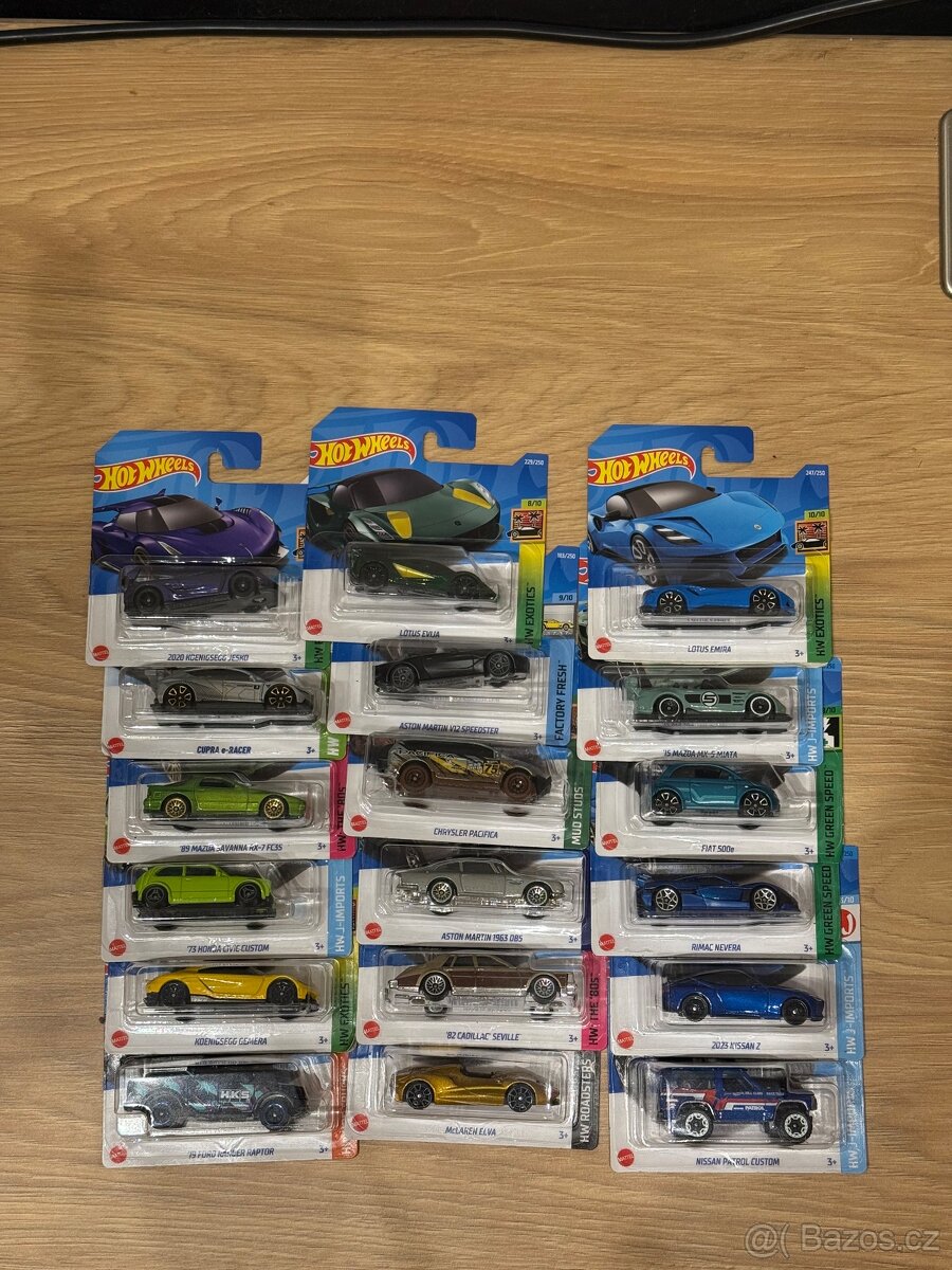 Hotwheels sbírka - 2