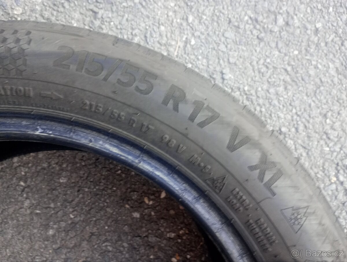 Zimní pneu Continental 215/55R17 - 2