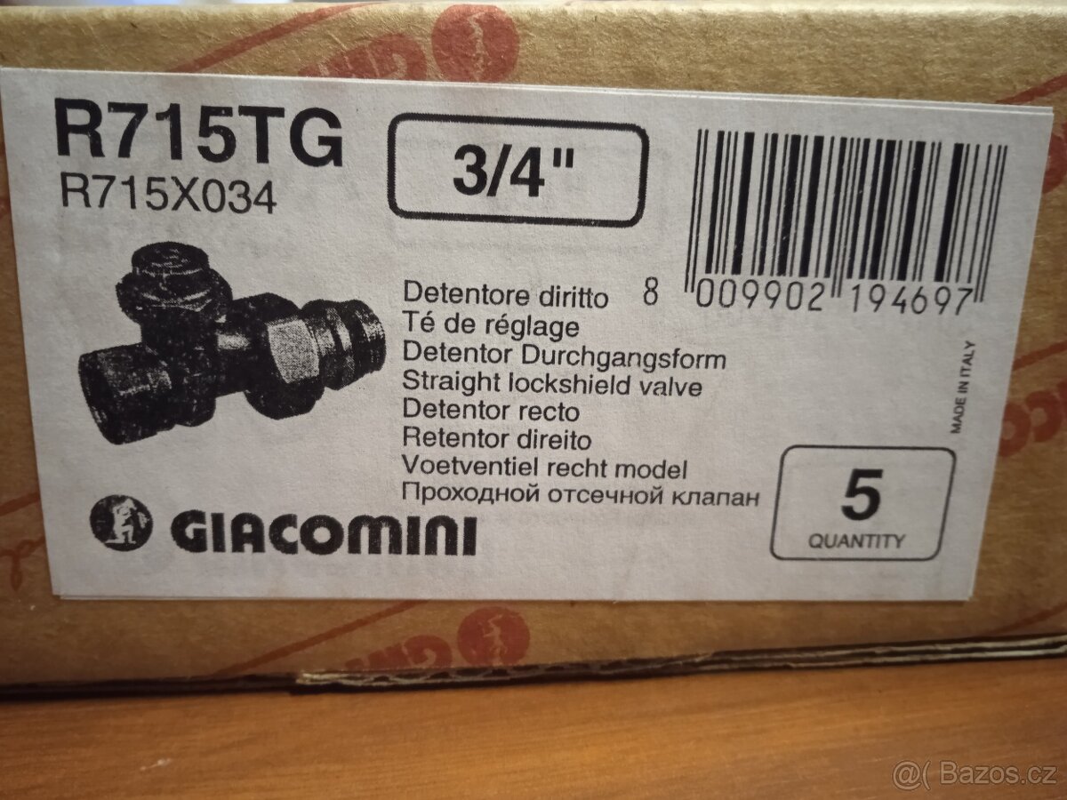 Uzavíratelné šroubení k radiátoru - 2