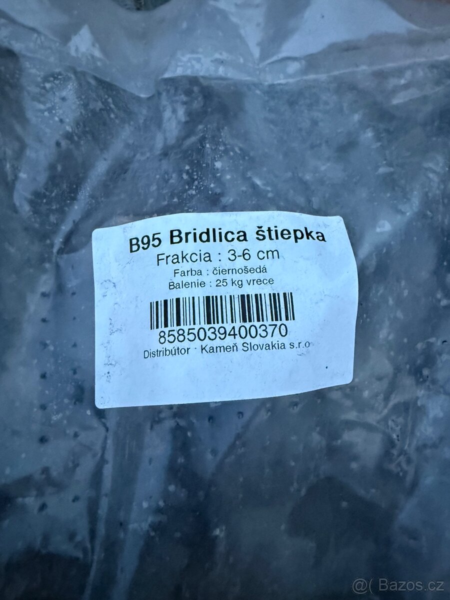 Břidlice B95 kamenná štěpka 125kg - 2