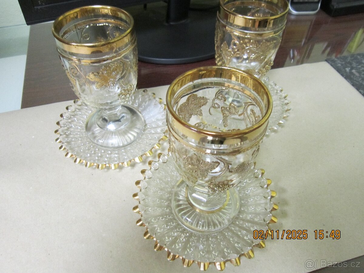 starožitné poháry na grog - 2