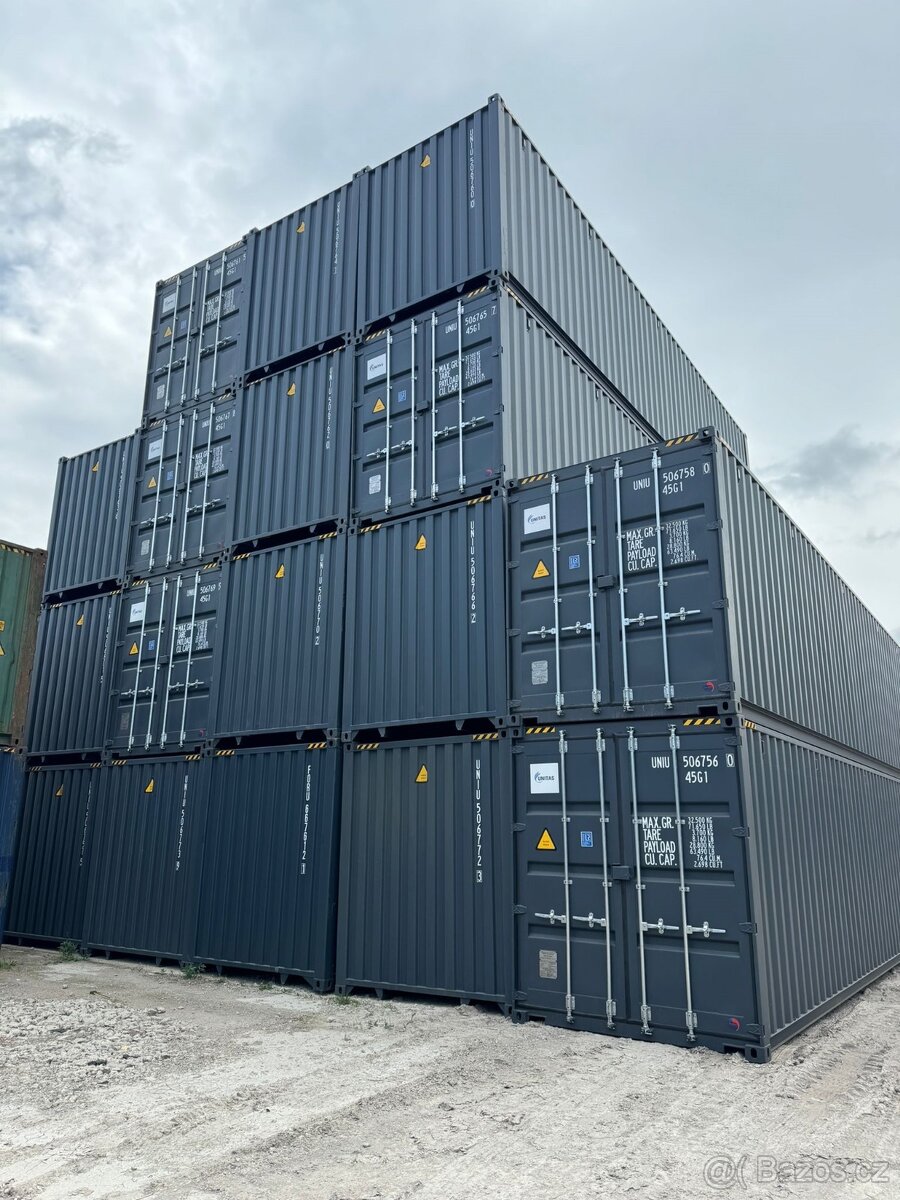 nový lodní kontejner r.v. 2025 one way dv 20 HC 40 6-12m - 2