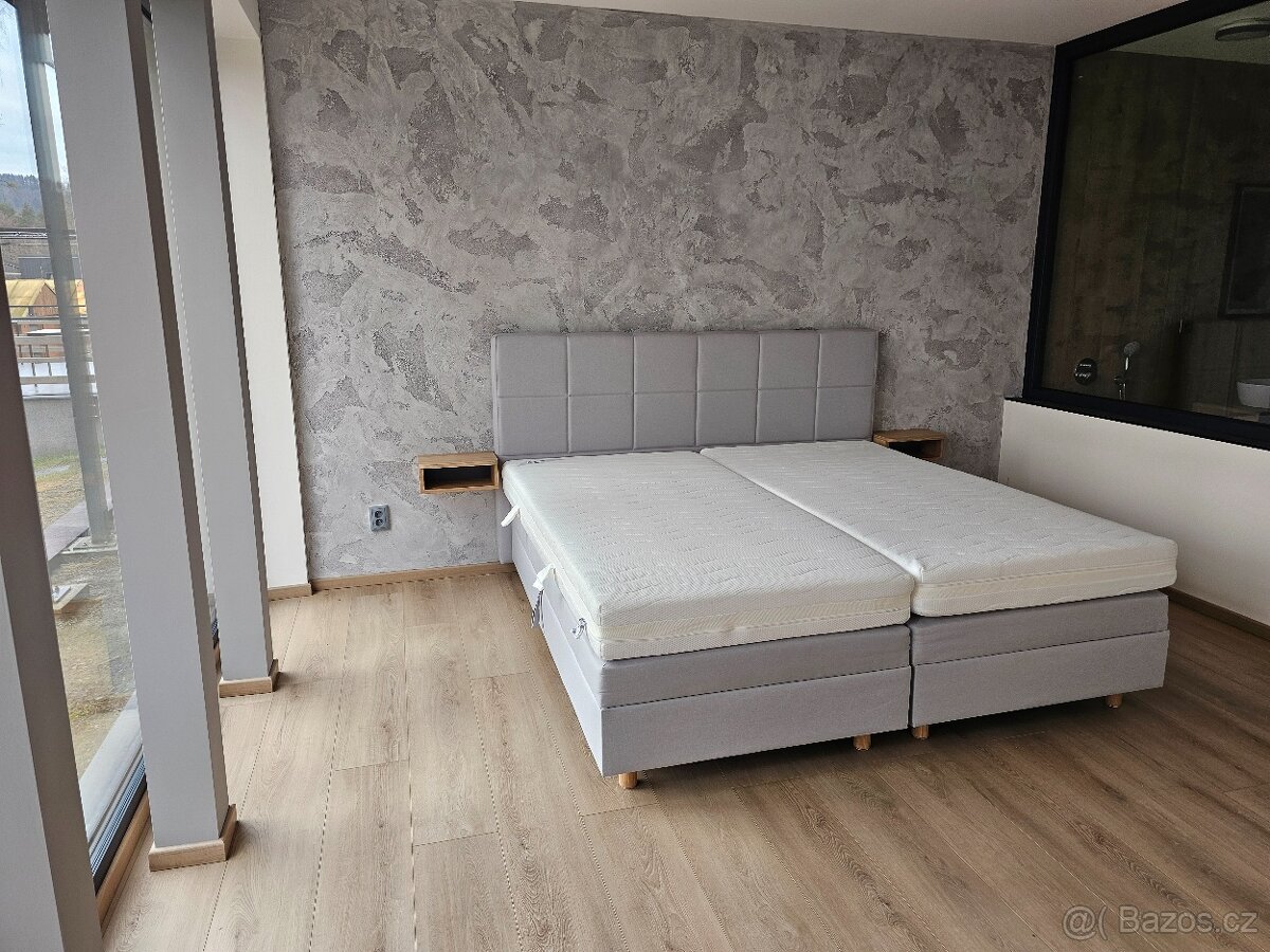 Luxusní postel Boxspring 160-200x200 cm - NOVÁ - 2