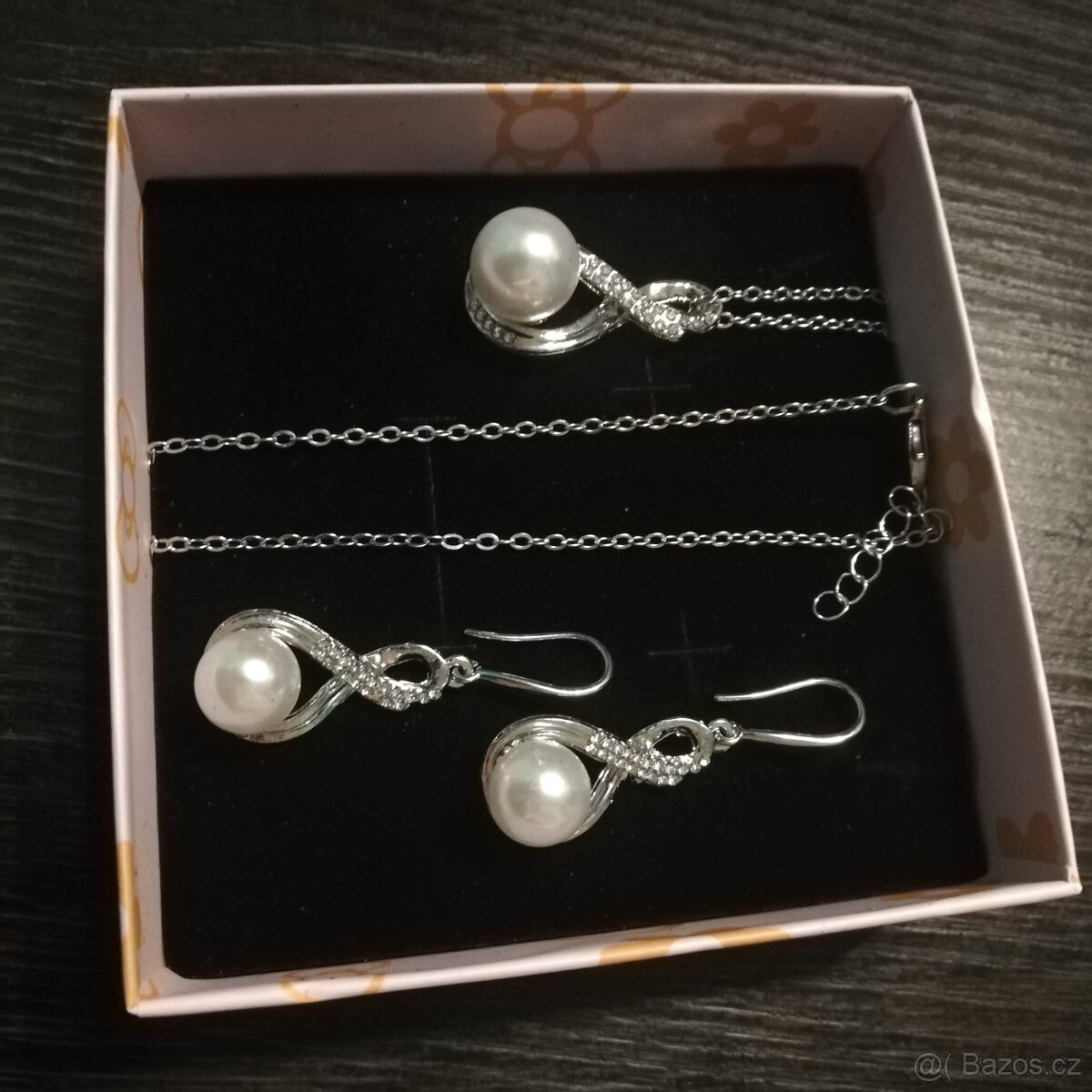Sada Perla s kamínky zirconu - 2